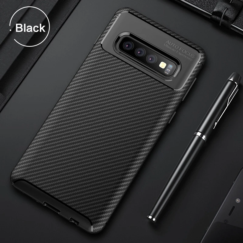 Чехол для Samsung Galaxy S10 Plus Мягкая силиконовая задняя крышка ударопрочный чехол из
