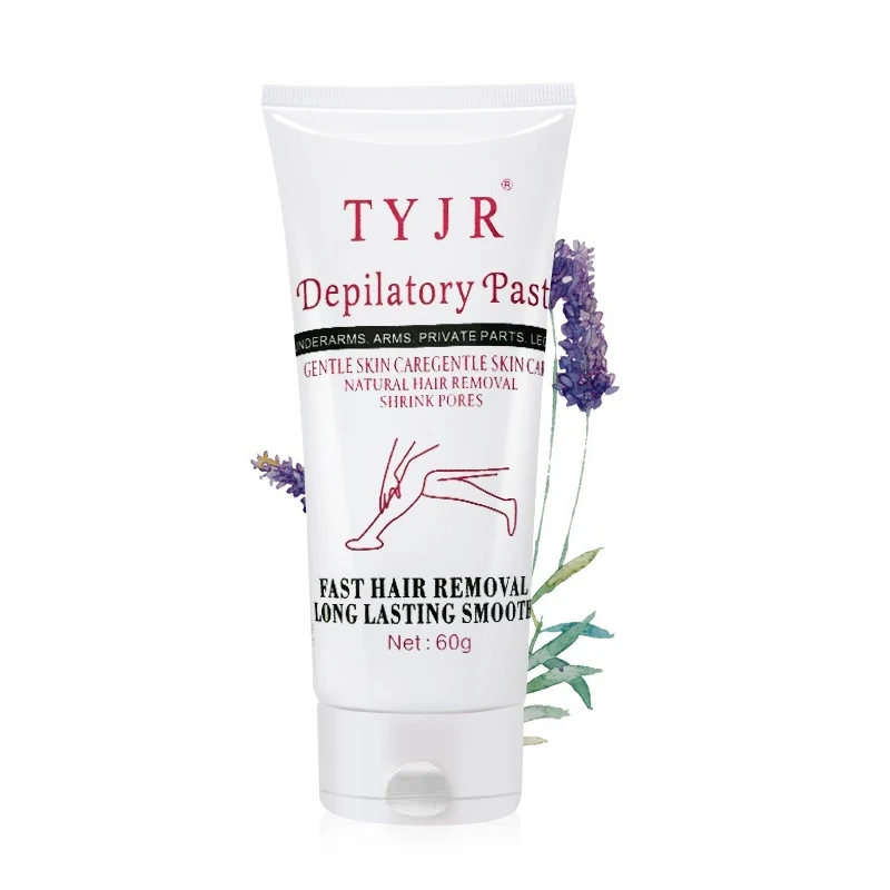 

New 60g Powerful lavender Hair Removal Cream skin care Inhibitor Removal To Stop Hair Growth Safe Painless