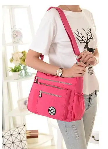 Для женщин Курьерские сумки женские нейлон Сумка дорожная Повседневное сумка