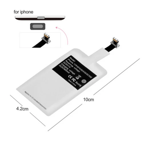 for iPhone 6 6s Тонкое деревянное портативное Qi Беспроводное зарядное устройство для iPhone X/XS Max XR 7 8 Plus Беспроводная зарядная подставка для Xiaomi samsung S8 S9 S7 Note 9 - Тип штекера: for iPhone 6 6s