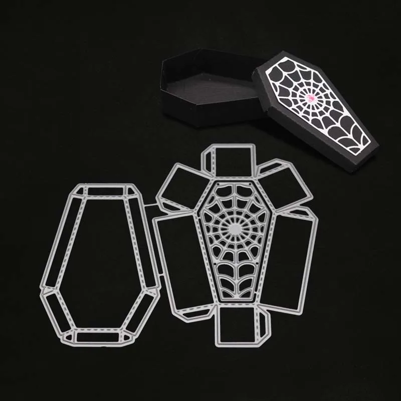 Подарочная коробка металлические режущие штампы трафареты для DIY ножей форма