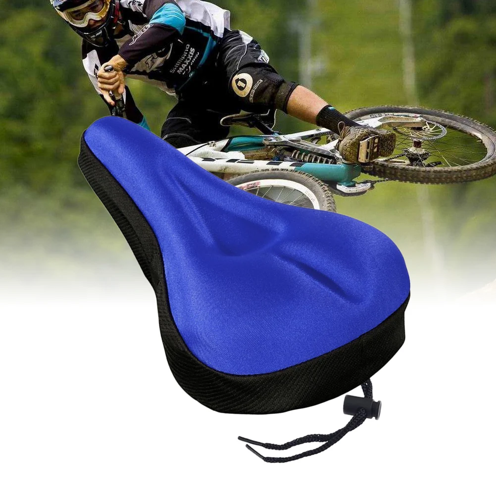 Pack of 2 Bicycle Seat Pads Comfortable Thicken Reflective Saddle Soft Cover Pad for Bike Road Mountain | Спорт и развлечения