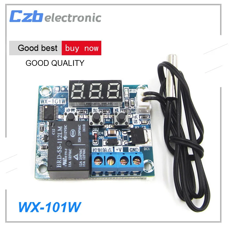 WX 101W DC12V интеллектуальный цифровой светодиодный Термостат сенсорный датчик