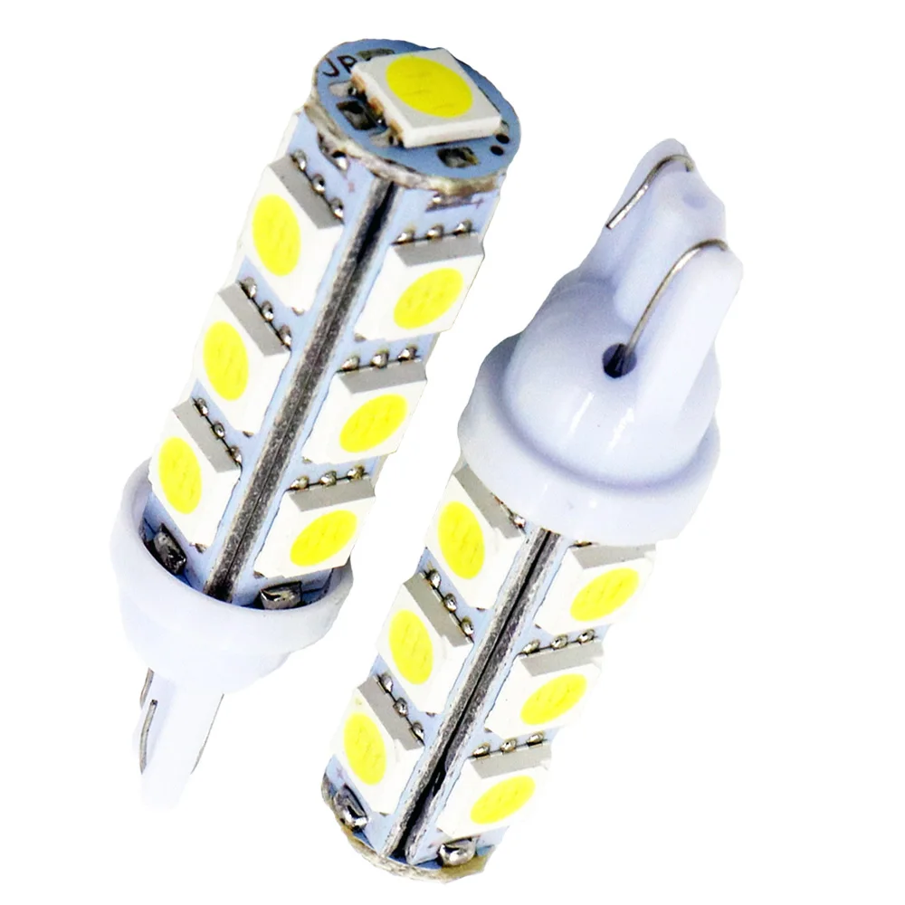 YSY 30X T10 W5W Светодиодная лампа 13 SMD LED белый синий красный желтый зеленый 5050 194 168