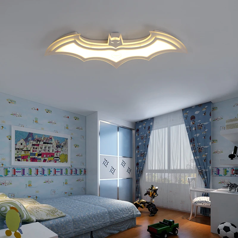 

Batman led ceiling lights for kids room Bedroom balcony home Dec AC85-265V acrylic modern led ceiling lamp for childroom room