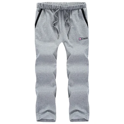 light gray Мужские брюки большого размера 5XL 6XL 7XL 8XL плюс размер мужские брюки для бега классические свободные штаны на шнурке большие мужские спортивные штаны - Цвет: light gray