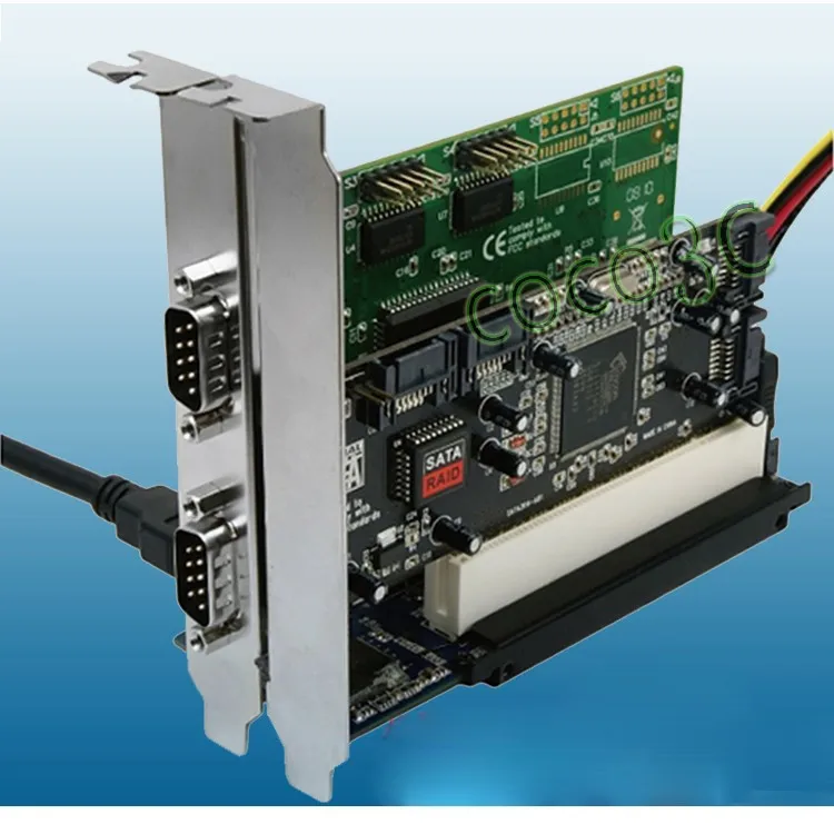 Laptop Expresscard 34 To 2 PCI 32bit slots adapter Express Card Riser card for sound serial parallel | Компьютеры и офис