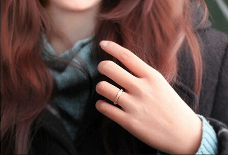 LASPERAL черные розовые золотые серебряные кольца для свадьбы помолвки матовые со