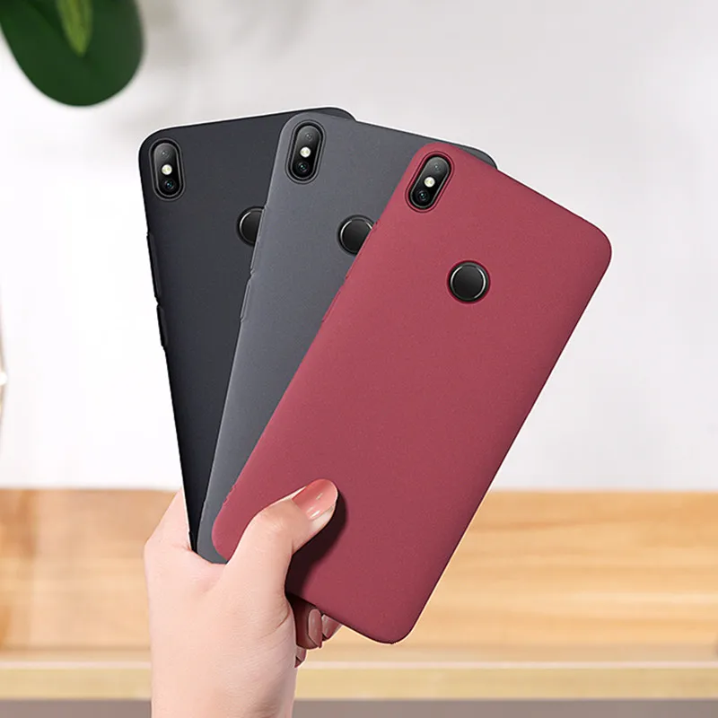 Тонкий матовый песчаник ТПУ мягкий чехол для Xiaomi Redmi Note 7 K20 Pro 4X 5a 5 plus 6A 6 S2 ультра
