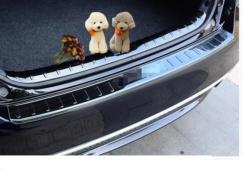 

Black Outer & Inner Rear Bumper Protect Plate Cover 2pcs for Honda Accord 2018