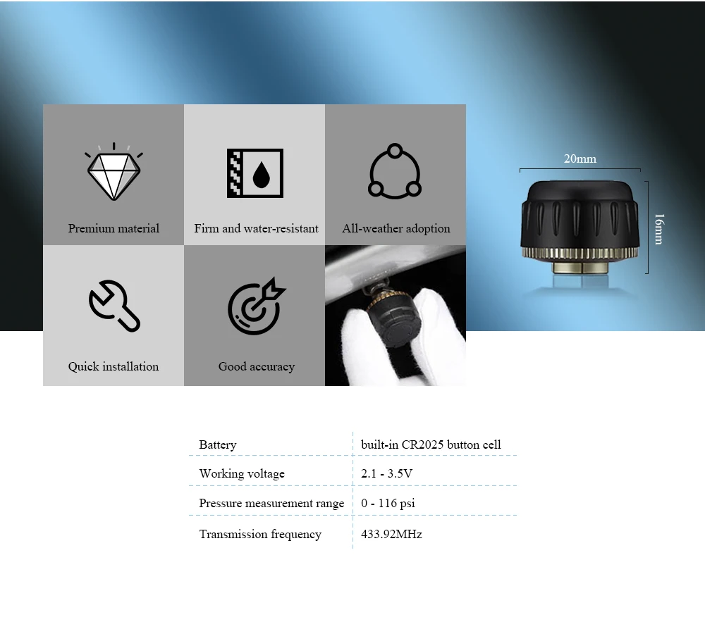 CST-TY06 система контроля давления в шинах USB TPMS сигнализация давления в шинах с 4 внешними датчиками для большинства транспортных средств CST-TY06