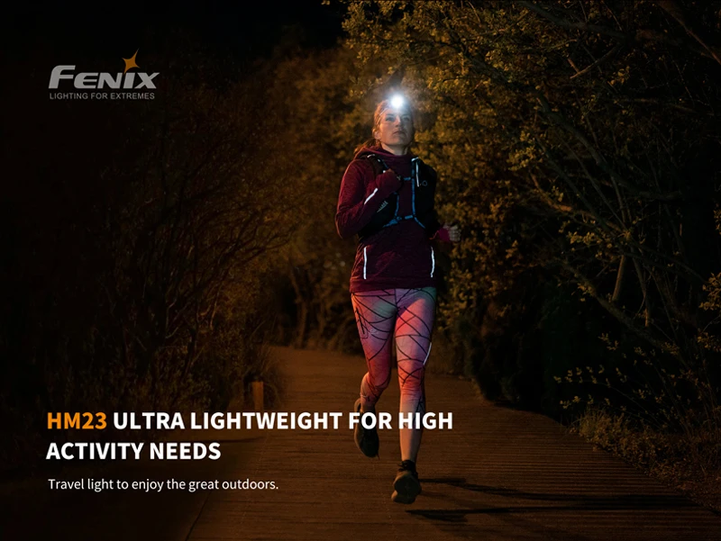 Освещение для экстремальных условий Fenix HM23 Cree нейтральный белый светодиодный компактный и легкий налобный фонарь с бесплатной батареей АА