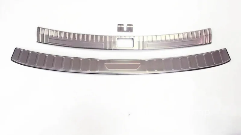 

For VW Volkswagen Tiguan 2017 2018 2019 Stainless Steel Inner+Outer Rear Bumper Protector Guard Plate Trim 3pcs Car Styling