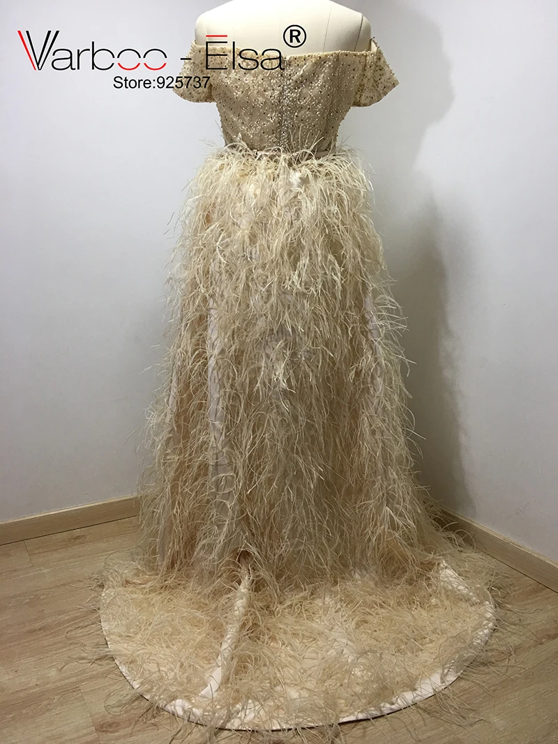 VARBOO_ELSA vestido de novia розовое сексуальное вечернее платье с вырезом лодочкой и