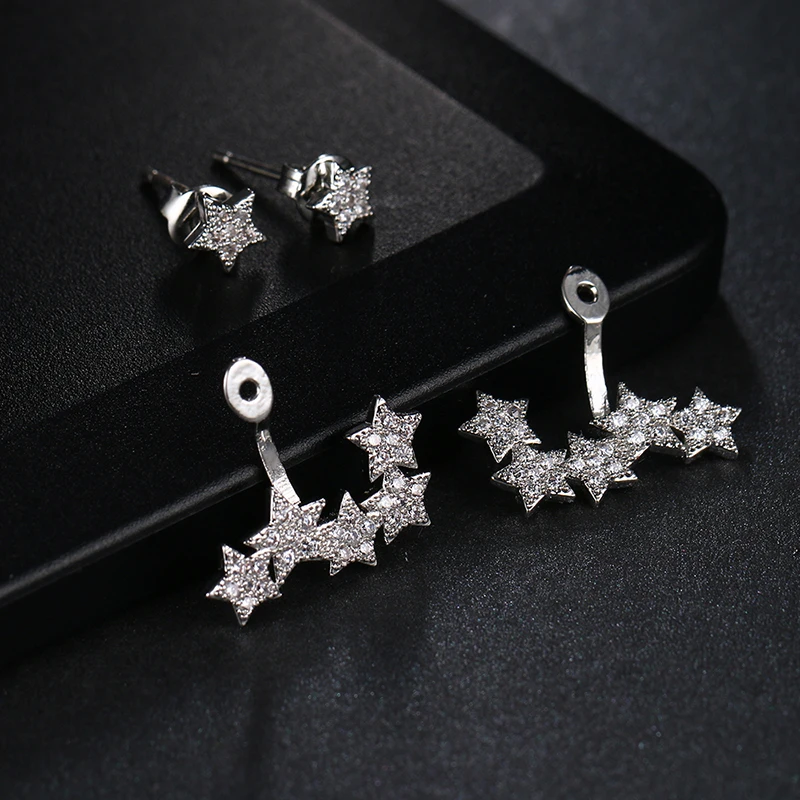 2020 Z Lujo Forma de Gota Agua Clara la Flor Grande CZ Joyeria Nupcial Pendientes Cristalinos La Boda Para Las Novias | Украшения и