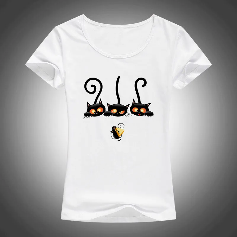 Женская футболка с короткими рукавами и круглым вырезом хипстерская рисунком