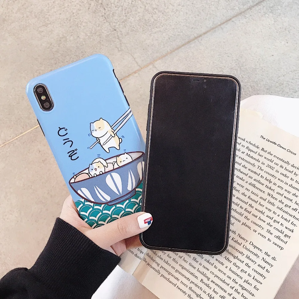 COPEONE Carton Case For iPhone 7 Plus 6 6s 8 Soft TPU Back Cover Capa for X XS XR XSMAX Full Protective |
