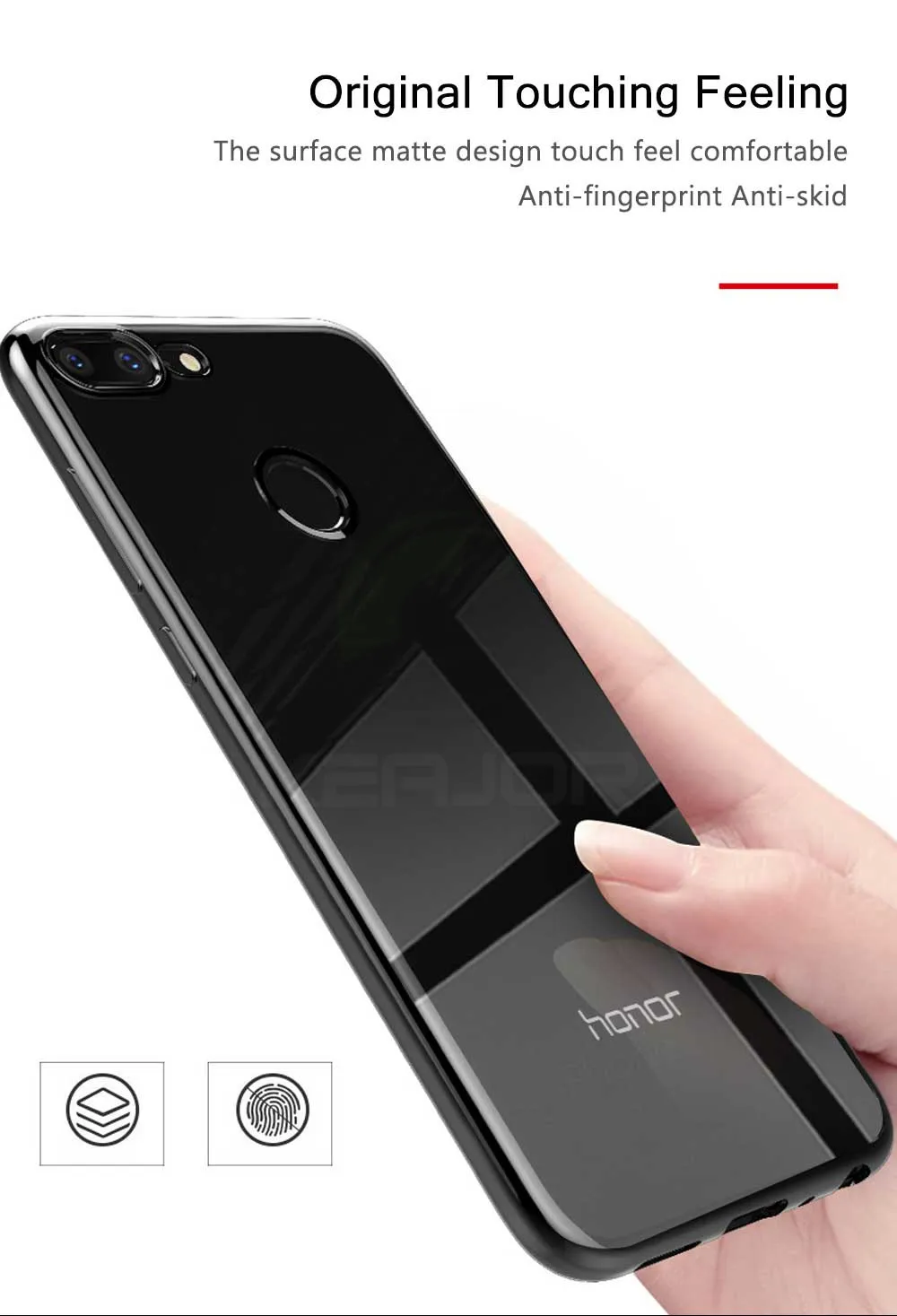 Чехол для Huawei Honor 9 Lite, мягкий чехол из ТПУ и силикона, Роскошный прозрачный чехол на заднюю панель для Honor 9 Lite, чехол