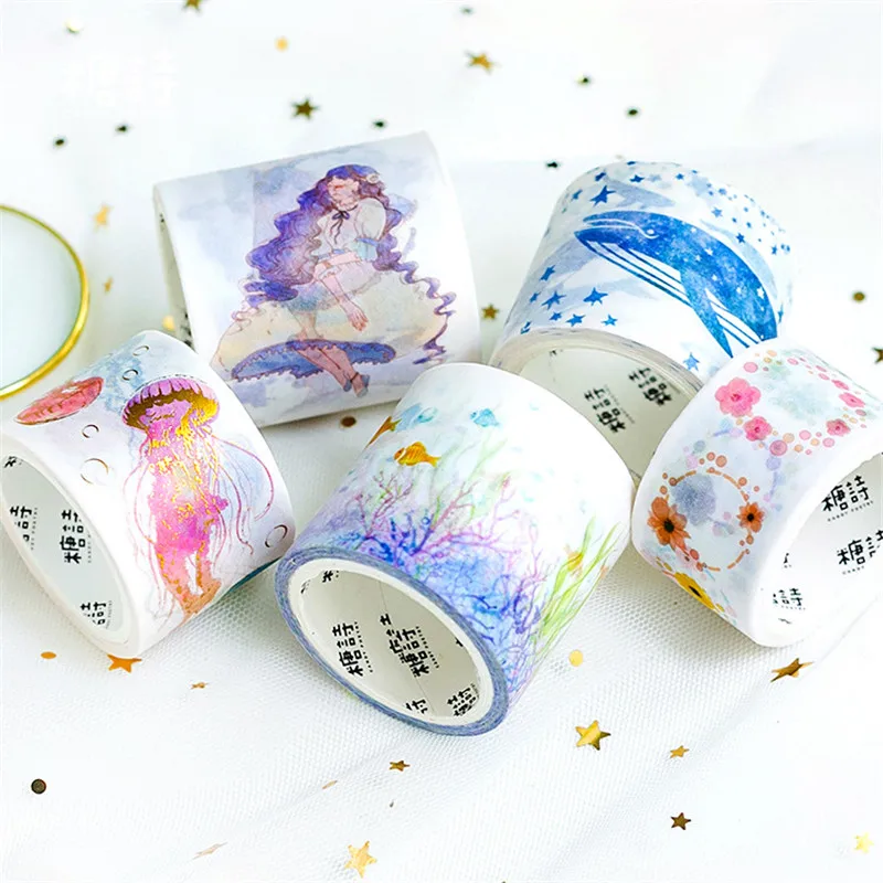 GREENHOW милые цветочные Васи-ленты разного дизайна высококлейкая клейкая