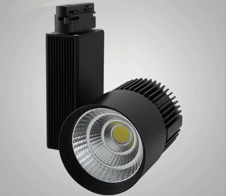 Мощная светодиодная лампа 30 Вт COB Rail Light Spotlight равна 300 галогенная 110 в 120 220 В
