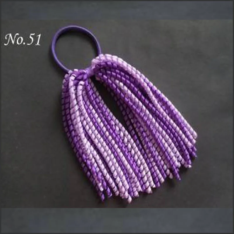 30 pcs korker Ponytail various color streamers hair bows with elastic corker Curly ribbon clip | Аксессуары для одежды