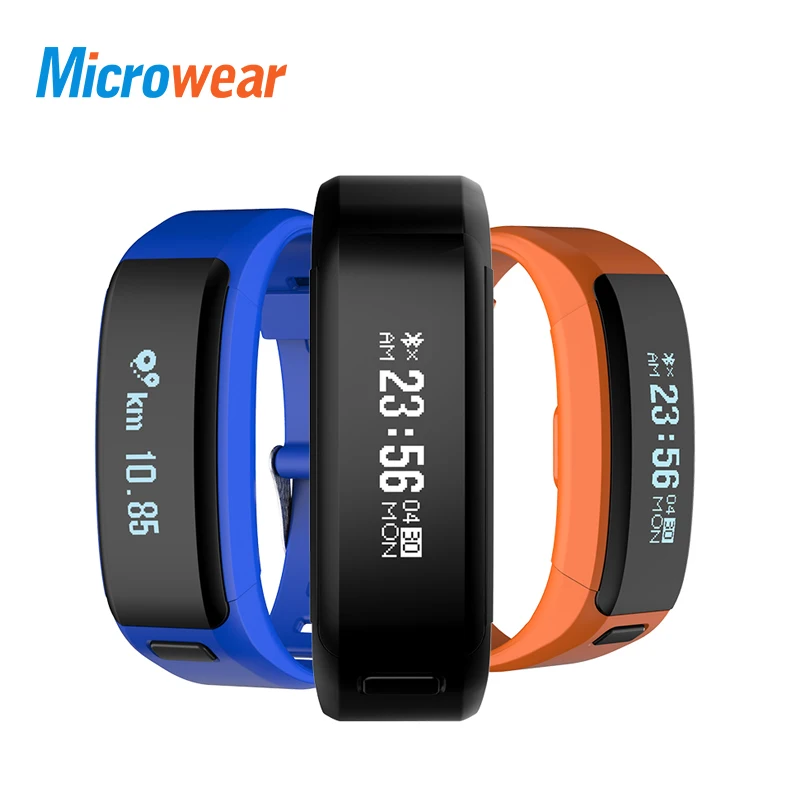 Microwear XR01 смарт браслет band долгого ожидания Водонепроницаемый умный Браслет