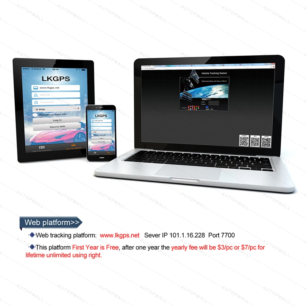 $50.14 Car GPS Tracker LK209B Vehicle Tracking Device GPS Locator GSM GPRS Tracker 120 Days Standby Time Powerful Magnet Waterproof