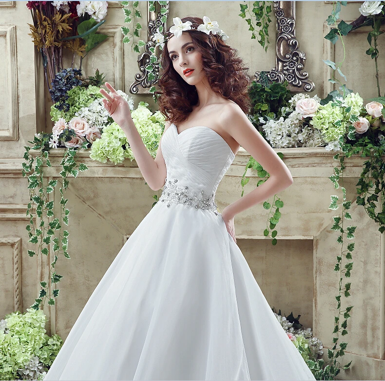 Ilovewedding Романтический плюс Размеры свадебное платье белый/слоновая кость