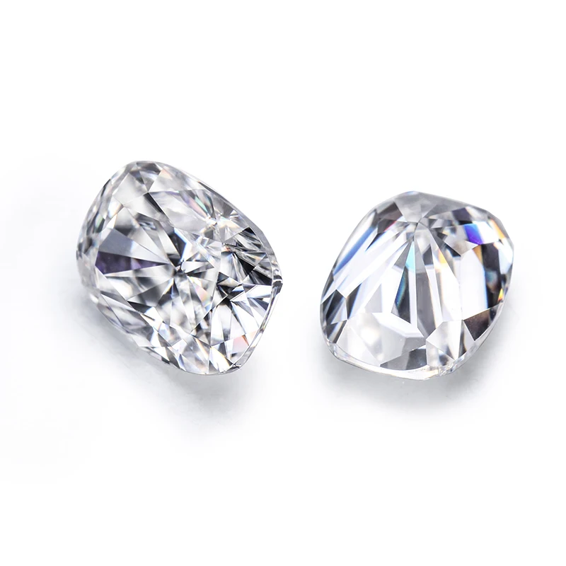 Подушка ice cut 6*8 мм EF color moissanite loose stone отличный порезной качественный тест