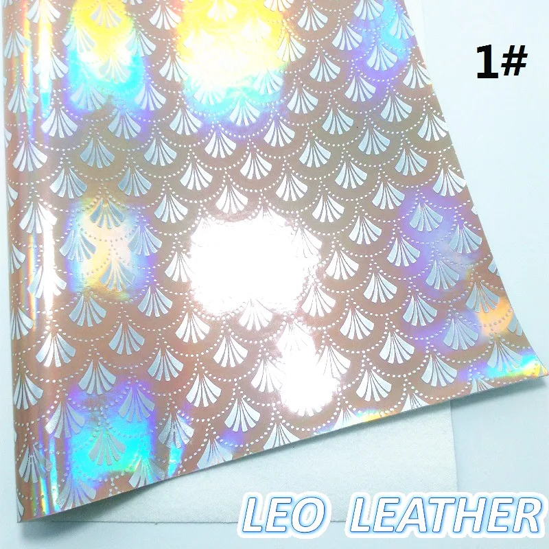 1 шт. 21x29 см синтетический Letaher Переливающаяся кожа для изготовления бантов и