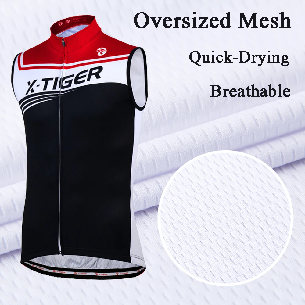 X Tiger Maillot Ropa Ciclismo Hombre Без Рукавов MTB велосипед Велоспорт Джерси Спортивная одежда