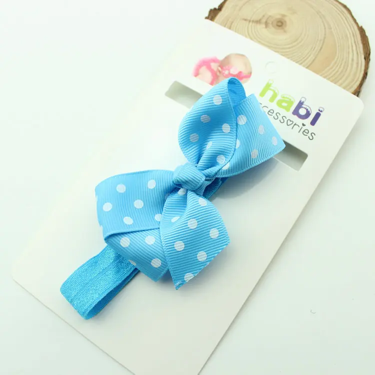 Повязка на голову с бантом для девочек детские аксессуары волос повязки в