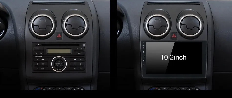 " Android 9,0 автомобиль радио для Nissan Qashqai мультимедиа 2008 2009 2010 2011 2012 2013 PX6, 4 ГБ, 64 ГБ, рулевое колесо Contorl gps