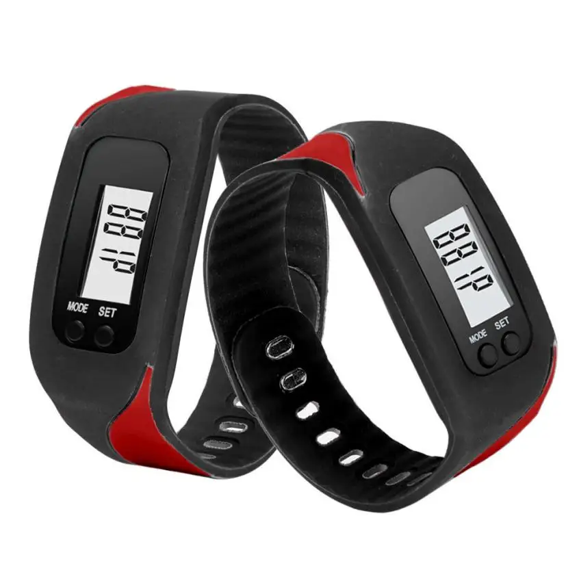 Новинка 2017 шагомер счетчик шагов браслет для здоровья Женский фитнес трекер #