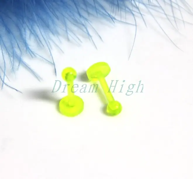 

Wholesale Labret Rings Transparent Fancy Acrylic Ball Red Lip Piercing Body Piercing Jewelry For Women Girl 100pcs/lot Product