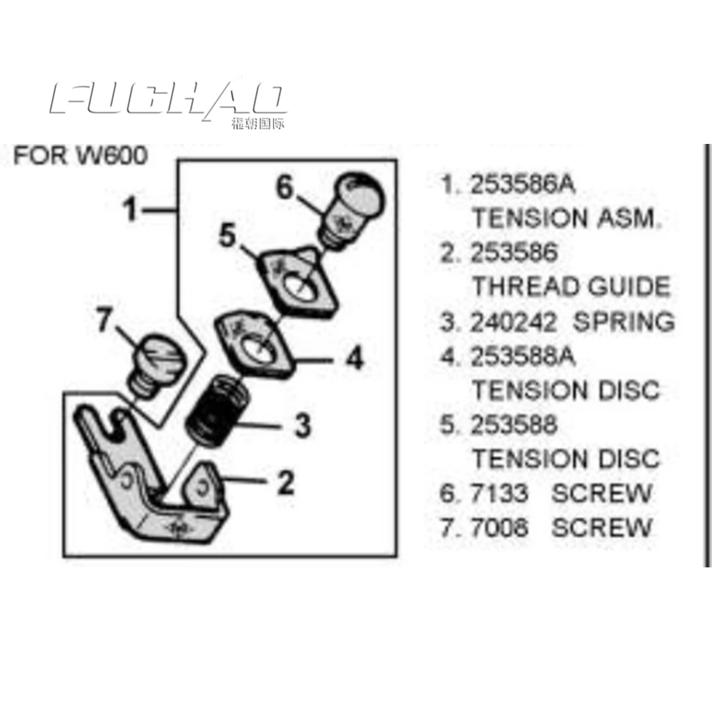 253586A напряжение|tension plate|tension rodtension wrench |