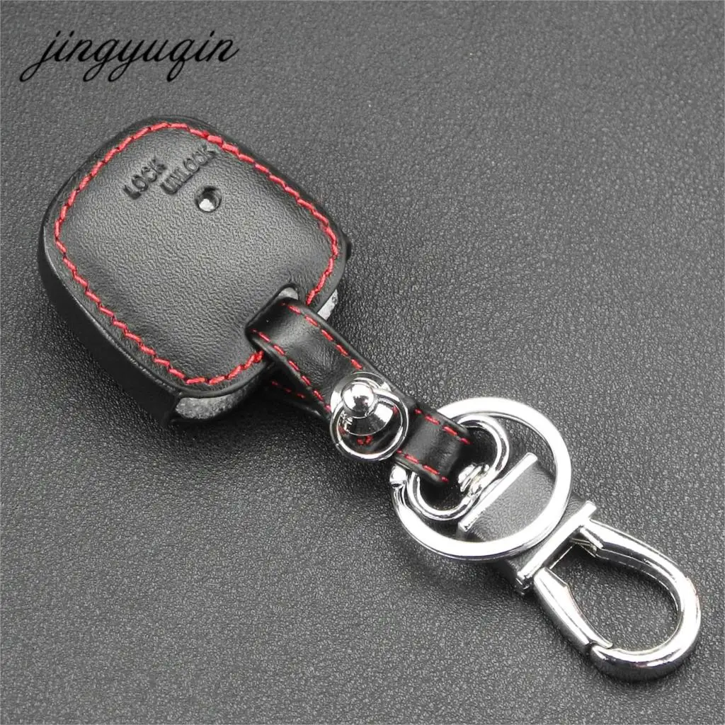 Кожаный чехол jingyuqin для TOYOTA Carina Estima Harrier Previa Corolla Celica корпус автомобильного ключа