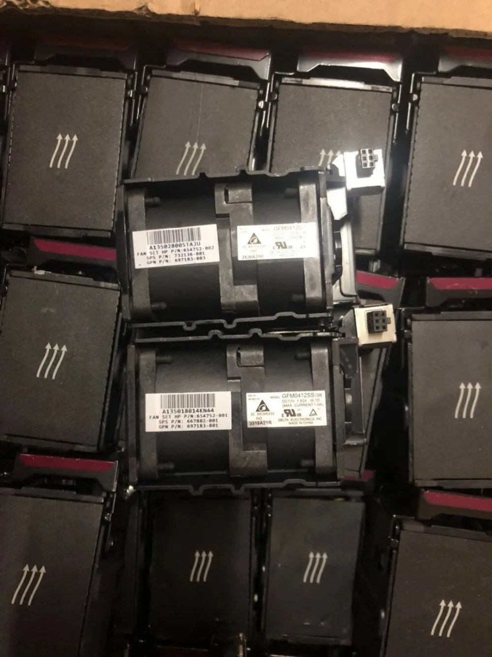Вентилятор Detla Electronics GFM0412SS 9L1D DL360P DL360E G8 654752 001 667882 697183 DC 12 В А|square fan|server fandc fan 12v |