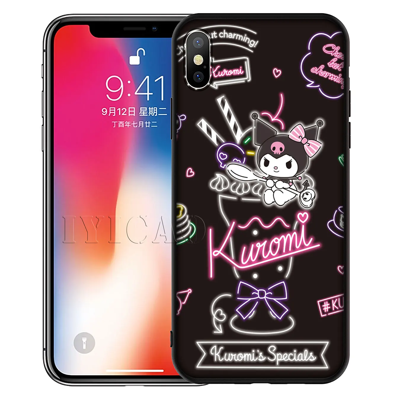 6 Koomi Красочный милый силиконовый мягкий чехол для iPhone 11 Pro Max XR X XS Max 8 7 6 6S Plus 5 5S SE - Цвет: 6