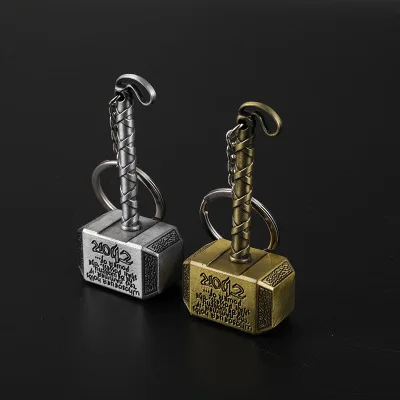 Фильм Мстители Капитан aмерика Молот Тора топор металлический творческий брелок