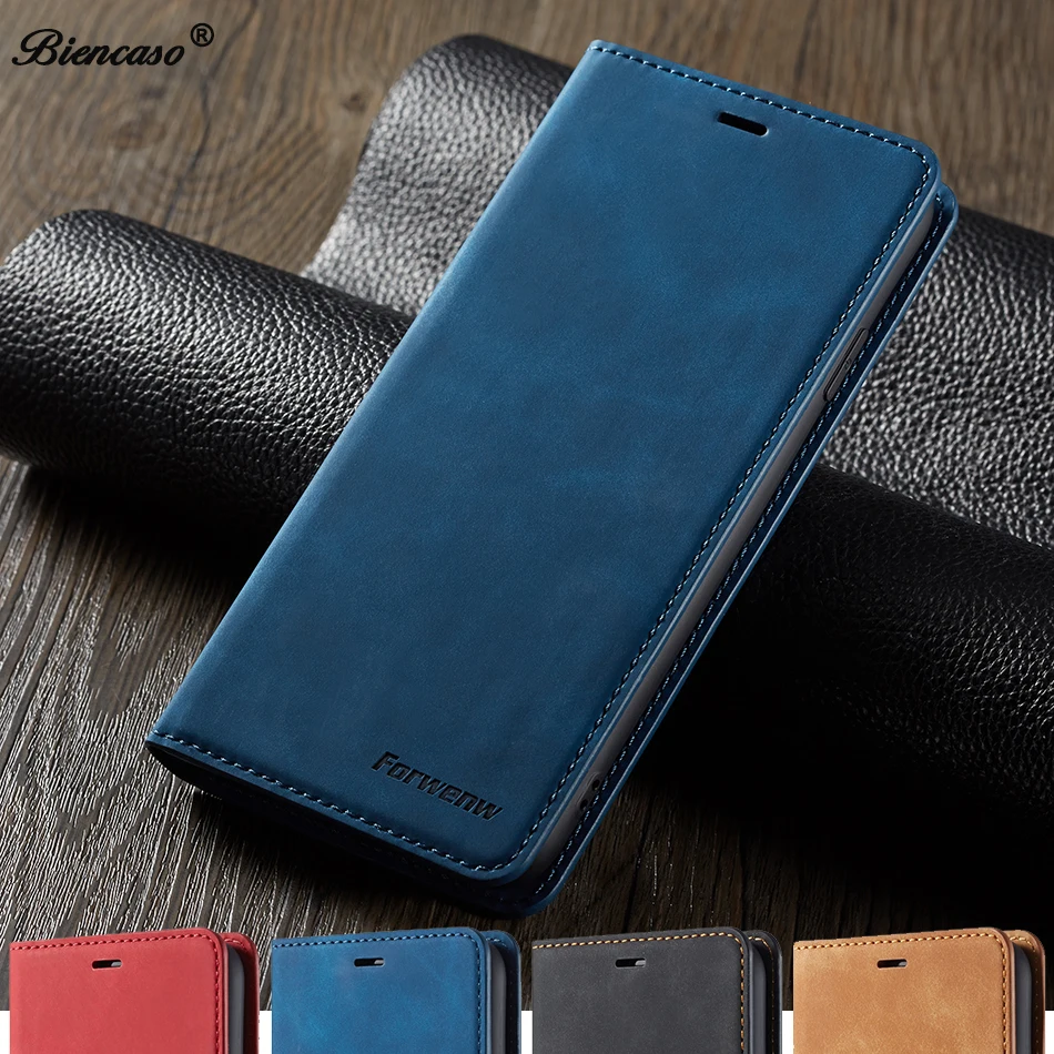 Деловой чехол для Huawei Mate 20 lite с карманом карт P30 Pro подставка чехлы iPhone XS Max Xr X 7 Plus