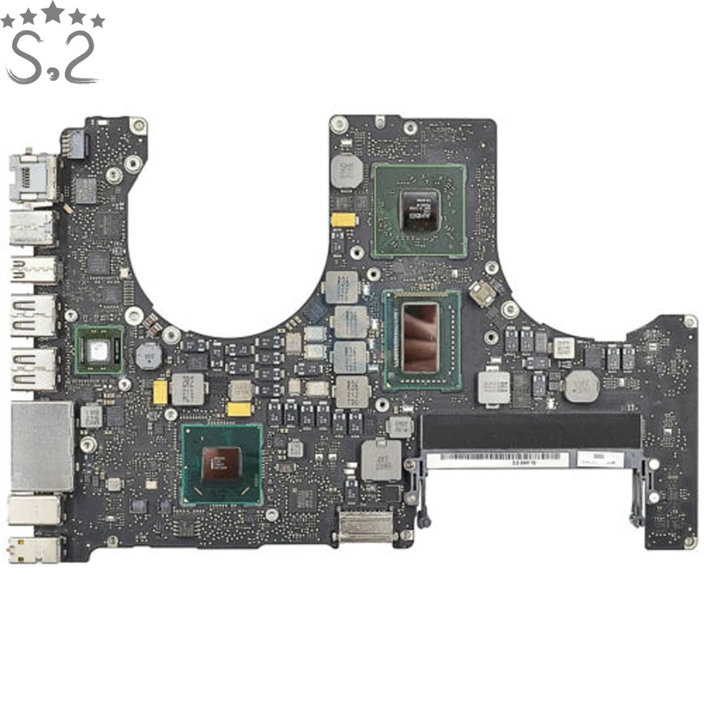 Б/у оригинальная материнская плата для Macbook Pro 1" A1286 2011 год 2,3 ГГц 2,4 ГГц 2,5 ГГц без теплоотвода