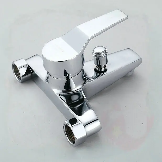 factory tap Bathroom exposed shower faucet wall mounted 2-water outlet mixer aparelhos para banheiro | Обустройство дома