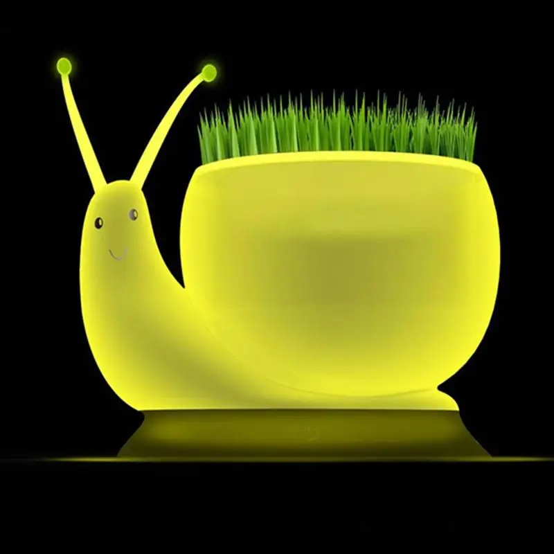 Творческий Touch Сенсор Улитка светодиодный ночник энергосберегающие USB