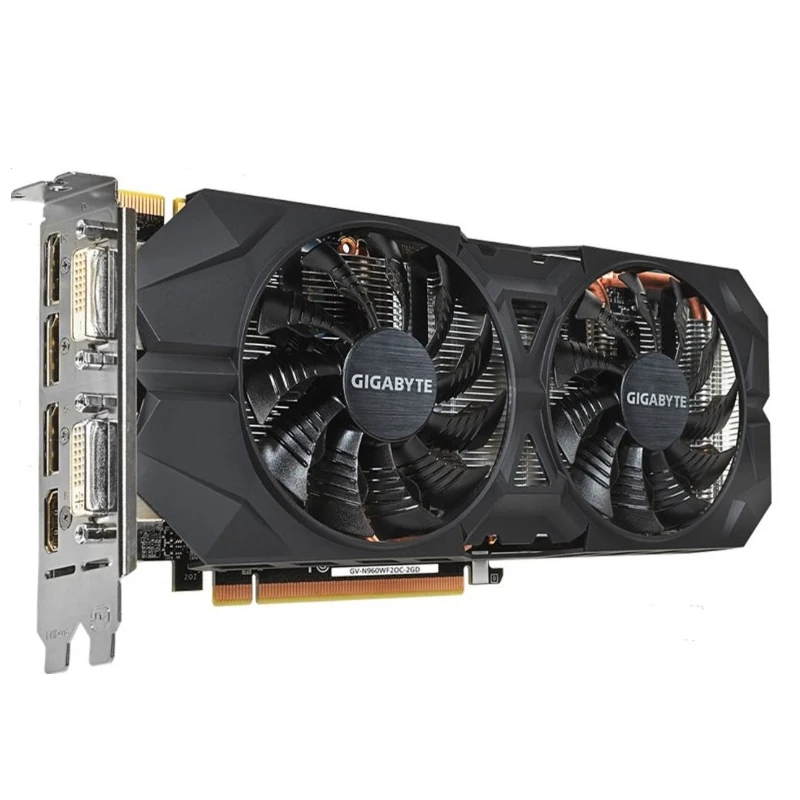 Gigabyte PC настольная видеокарта Оригинал GTX 960 2 Гб 128 бит GDDR5 видеокарты для nVIDIA VGA