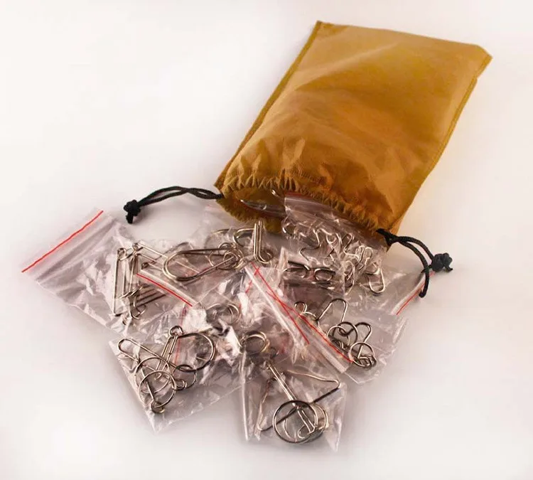 

30PCS/Set IQ Metal Wire Puzzle Brain Teaser Game for Adults Kids