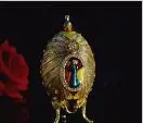 QIFU дешевый металлический дизайн изысканный красивый Faberge яйцо подарок для украшения дома - Цвет: 5300G