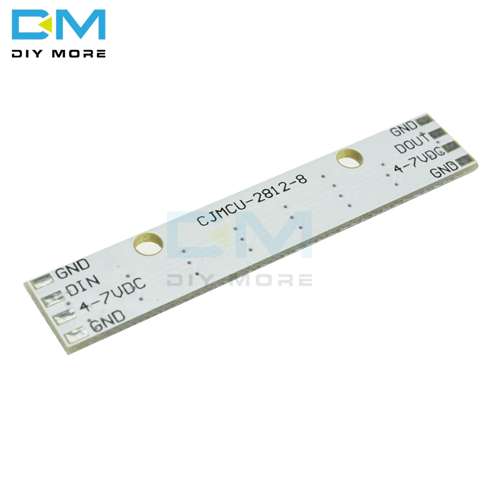WS2812 WS 2811 5050 RGB СВЕТОДИОДНЫЙ модуль панели лампы 5 в 8 битный Радужный светодиодный