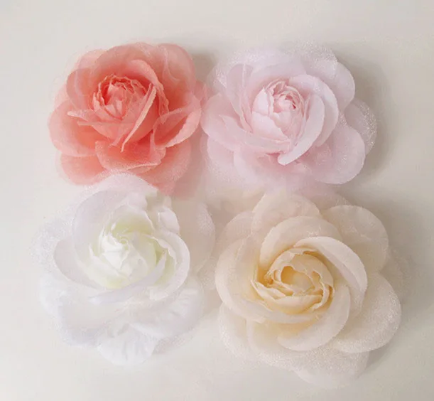 Искусственные головки цветов пряжа из пряжи милые розы имитация сделай сам