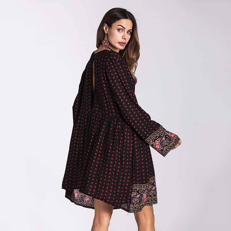 Сексуальная Boho платье Для женщин летние пляжные 2018 Повседневное с длинным